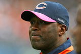CHICAGO - OCTOBER 04: Head coach Lovie Smith of the Chicago Bears watches as his team takes on the Detroit Lions on October 4, 2009 at Soldier Field in Chicago, Illinois. The Bears defeated the Lions 48-24. (Photo by Jonathan Daniel/Getty Images)