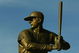 ST. LOUIS - OCTOBER 08:  A statue of Stan Musial from the St. Louis Cardinals sits outside of Bush Stadium before Game Four of the National League Division Series against the San Diego Padres at Busch Stadium on October 8, 2006 in St. Louis,  Missouri.  (Photo by Christian Petersen/Getty Images)