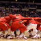 INDIANAPOLIS - DECEMBER 06:  The Ohio State Buckeyes huddle up prior to playing against the Notre Dame Fighting Irish during the Hartford Hall of Fame Showcase on December 6, 2008 in Indianapolis, Indiana. Ohio St. won 67-62. (Photo by Andy Lyons/Getty Images)