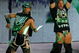 LAS VEGAS - AUGUST 24:  Wrestlers and tag team partners Shawn Michaels (L) and Triple H are introduced during the WWE Monday Night Raw show at the Thomas & Mack Center August 24, 2009 in Las Vegas, Nevada.  (Photo by Ethan Miller/Getty Images)