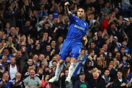 LONDON - OCTOBER 24: Frank Lampard of Chelsea celebrates as he scores their second goal during the Barclays Premier League match between Chelsea and Blackburn Rovers at Stamford Bridge on October 24, 2009 in London, England. (Photo by Phil Cole/Getty Images)