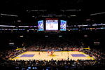 LOS ANGELES, CA - OCTOBER 27:  The Los Angeles Clippers and the Los Angeles Lakers tip off to start the season opening game at Staples Center on October 27, 2009 in Los Angeles, California.  NOTE TO USER: User expressly acknowledges and agrees that, by downloading and or using this photograph, User is consenting to the terms and conditions of the Getty Images License Agreement. Mandatory Copyright Notice: Copyright 2009 NBAE  (Photo by Maxx Wolfson/Getty Images)