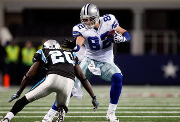 ARLINGTON, TX - SEPTEMBER 28:  Tight end Jason Witten #82 of the Dallas Cowboys at Cowboys Stadium on September 28, 2009 in Arlington, Texas.  (Photo by Ronald Martinez/Getty Images)