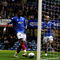 PORTSMOUTH, ENGLAND - OCTOBER 27:  Frederic Piquionne of Portsmouth scores against Stoke City during the Carling Cup fourth round match between Portsmouth and Stoke City at Fratton Park on October 27, 2009 in Portsmouth, England.  (Photo by Phil Cole/Getty Images)
