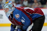 DENVER - OCTOBER 24:  Goalkeeper Craig Anderson #41 of the Colorado Avalanche awaits action against the Detroit Red Wings during NHL action at the Pepsi Center on October 24, 2009 in Denver, Colorado. Anderson had 48 saves as the Avalanche defeated the Red Wings 3-1.  (Photo by Doug Pensinger/Getty Images)