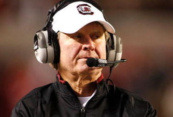 TUSCALOOSA - OCTOBER 17:  Head coach Steve Spurrier of the South Carolina Gamecocks watches the scoreboard during the game against the Alabama Crimson Tide at Bryant-Denny Stadium on October 17, 2009 in Tuscaloosa, Alabama.  The Crimson Tide beat the Gamecocks 20-6.  (Photo by Mike Zarrilli/Getty Images)