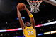 LOS ANGELES, CA - OCTOBER 27: Kobe Bryant #24 of the Los Angeles Lakers goes up for a dunk in front of Rasual Butler #45 of the Los Angeles Clippers in the first quarter of the season opening game at Staples Center on October 27, 2009 in Los Angeles, California. NOTE TO USER: User expressly acknowledges and agrees that, by downloading and or using this photograph, User is consenting to the terms and conditions of the Getty Images License Agreement. Mandatory Copyright Notice: Copyright 2009 NBAE (Photo by Kevork Djansezian/Getty Images)
