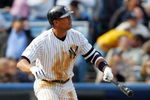 NEW YORK - APRIL 02:  Alex Rodriguez #13  of the New York Yankees watches his hit against Tampa Bay Devil Rays during their Opening Day game at Yankee Stadium April 2, 2007 in the Bronx borough of New York City. The Yankees defeated the Devil Rays, 9-5.   (Photo by Chris Trotman/Getty Images)
