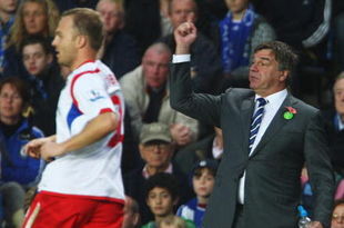 LONDON - OCTOBER 24:  Sam Allardyce manager of Blackburn Rover gestures during the Barclays Premier League match between Chelsea and Blackburn Rovers at Stamford Bridge on October 24, 2009 in London, England.  (Photo by Phil Cole/Getty Images)