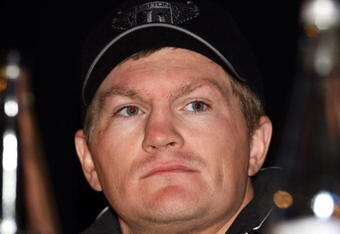 LONDON - MARCH 02:  Ricky Hatton talks to the media at the Imperial War Museum on March 2, 2009  in London. Ricky Hatton will fight Manny Pacquiao on Saturday 2nd May 2009 at the MGM Grand Garden Arena in Las Vegas.  (Photo by Julian Finney/Getty Images)