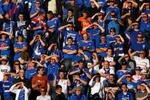 MANCHESTER, UNITED KINGDOM - MAY 14: A general view of Rangers fans during the UEFA Cup Final between Zenit St. Petersburg and Glasgow Rangers at the City of Manchester Stadium on May 14, 2008 in Manchester, England.  (Photo by Alex Livesey/Getty Images)