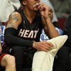 CHICAGO - FEBRUARY 12: Michael Beasley #30 of the Miami Heat chews on his mouthpiece on the bench during a game against the Chicago Bulls on February 12, 2009 at the United Center in Chicago, Illinois. The Heat defeated the Bulls 95-93. NOTE TO USER: User expressly acknowledges and agreees that, by downloading and/or using this Photograph, User is consenting to the terms and conditions of the Getty Images License Agreement. (Photo by Jonathan Daniel/Getty Images)