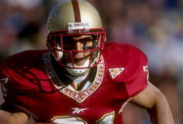 7 Nov 1998:  Running back Mike Cloud #21 of the Boston College Eagles in action during a game against the Notre Dame Fighting Irish at the Alumni Stadium in Chestnut Hill, Massachusetts. The Fighting Irish defeated the Eagles 31-26. Mandatory Credit: Ezra O. Shaw  /Allsport