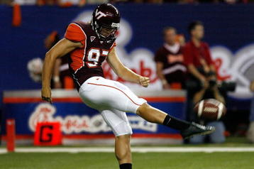 ATLANTA - SEPTEMBER 05:  Punter Brent Bowden #97 of the Virginia Tech Hokies against the Alabama Crimson Tide during the Chick-fil-A Kickoff Game at Georgia Dome on September 5, 2009 in Atlanta, Georgia.  (Photo by Kevin C. Cox/Getty Images)