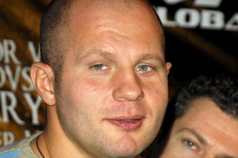 NEW YORK - JANUARY 20:  Heavyweight mixed martial arts champion Fedor 'The Last Emperor' Emelianenko of Russia attends the 'Day of Reckoning' press conference at Trump Tower January 20, 2009 in New York City.  (Photo by Joe Corrigan/Getty Images)