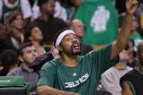 BOSTON, MA - OCTOBER 28: Rasheed Wallace #30 of the Boston Celtics reacts during a game against the Charlotte Bobcats at the TD Banknorth Garden on October 28, 2009 in Boston, Massachusetts. NOTE TO USER: User expressly acknowledges and agrees that, by downloading and/or using this Photograph, user is consenting to the terms and conditions of the Getty Images License Agreement. (Photo by Jim Rogash/Getty Images)