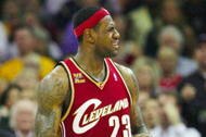 CLEVELAND - OCTOBER 27: LeBron James #23 of the Cleveland Cavaliers reacts during the season opener against the Boston Celtics at Quicken Loans Arena on October 27, 2009 in Cleveland, Ohio. NOTE TO USER: User expressly acknowledges and agrees that, by downloading and or using this photograph, User is consenting to the terms and conditions of the Getty Images License Agreement. (Photo by Gregory Shamus/Getty Images)