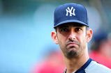 ANAHEIM, CA - OCTOBER 22:  Jorge Posada #20 of the New York Yankees watches batting practice prior to the start of Game Five of the ALCS against the Los Angeles Angels of Anaheim during the 2009 MLB Playoffs at Angel Stadium on October 22, 2009 in Anaheim, California.  (Photo by Jacob de Golish/Getty Images)