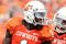 STILLWATER, OK - SEPTEMBER 5:  Wide receiver Dez Bryant #1 of the Oklahoma State Cowboys celebrates his touchdown with teammate Dexter Pratt #22 during the second quarter of the game against the Georgia Bulldogs at Boone Pickens Stadium on September 5, 2009 in Stillwater, Oklahoma. (Photo by Christian Petersen/Getty Images)