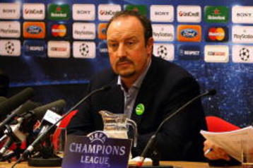 LIVERPOOL, ENGLAND - OCTOBER 19:  Liverpool manager Rafael Benitez during a press conference prior to the UEFA Champions League Group E match between Liverpool and Lyon at Anfield on October 19, 2009 in Liverpool, England.  (Photo by Clive Brunskill/Getty Images)