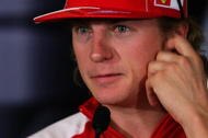 ABU DHABI, UNITED ARAB EMIRATES - OCTOBER 29: Kimi Raikkonen of Finland and Ferrari attends the drivers' press conference during previews to the Abu Dhabi Formula One Grand Prix at the Yas Marina Circuit on October 29, 2009 in Abu Dhabi, United Arab Emirates. (Photo by Ker Robertson/Getty Images)