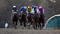 LINGFIELD, ENGLAND - OCTOBER 29:  Frankie Dettori has Siroco Breeze (2ndL) handily placed before landing The Coral All-Weather 20TH Anniversary Handicap Stakes Race run at Lingfield Racecourse on October 29, 2009 in Lingfield, England.  (Photo by Simone Joyner/Getty Images)