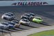 TALLADEGA, AL - APRIL 26:  Ryan Newman, driver of the #39 Stewart Haas Racing Chevrolet, leads a group of cars during the NASCAR Sprint Cup Series Aaron's 499 at Talladega Superspeedway on April 26, 2009 in Talladega, Alabama.  (Photo by Christian Petersen/Getty Images)
