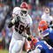 GAINESVILLE, FL - OCTOBER 17: Running back Broderick Green #29  of the Arkansas Razorbacks rushes upfield against the Florida Gators October 17, 2009 at Ben Hill Griffin Stadium in Gainesville, Florida.  (Photo by Al Messerschmidt/Getty Images)