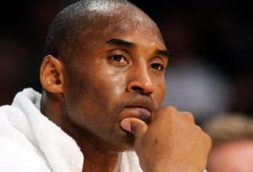 LOS ANGELES, CA - OCTOBER 30:  Kobe Bryant #24 of the Los Angekes Lakers sits on the bench during the second quarter of the basketball game Dallas Mavericks d at Staples Center on October 30, 2009 in Los Angeles, California.  (Photo by Kevork Djansezian/Getty Images)