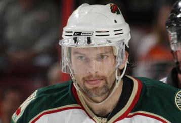 PHILADELPHIA - SEPTEMBER 29:  Petr Sykora #17 of the Minnesota Wild skates against the Philadelphia Flyers in preseason action at the Wachovia Center on September 29, 2009 in Philadelphia, Pennsylvania.  (Photo by Bruce Bennett/Getty Images)