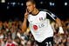 LONDON, ENGLAND - OCTOBER 31: Bobby Zamora of Fulham celebrates his goal during the Barclays Premier League match between Fulham and Liverpool at Craven Cottage on October 31, 2009 in London, England. (Photo by Clive Rose/Getty Images)