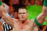 LAS VEGAS - AUGUST 24:  Wrestler John Cena appears in the ring during the WWE Monday Night Raw show at the Thomas & Mack Center August 24, 2009 in Las Vegas, Nevada.  (Photo by Ethan Miller/Getty Images)