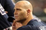 PHOENIX - MAY 30:  Pitcher Tim Hudson #15 of the Atlanta Braves watches from the dugout during the major league baseball game against the Arizona Diamondbacks at Chase Field on May 30, 2009 in Phoenix, Arizona.The Diamondbacks defeated the Braves 3-2.  (Photo by Christian Petersen/Getty Images)