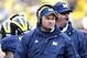 ANN ARBOR, MI - OCTOBER 24:  Head Coach Rich Rodriguez of the Michigan Wolverines looks on while playing the Penn State Nittany Lions on October 24, 2009 at Michigan Stadium in Ann Arbor, Michigan. Penn State won the game 35-10.  (Photo by Gregory Shamus/Getty Images)