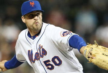 NEW YORK - JUNE 10:  Sean Green #50 of the New York Mets pitches against the Philadelphia Phillies during their game on June 10, 2009 at Citi Field in the Flushing neighborhood of the Queens borough of New York City.  (Photo by Al Bello/Getty Images)