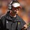 KNOXVILLE, TN - OCTOBER 31:  Head coach Lane Kiffen of the Tennessee Volunteers watches against the South Carolina Gamecocks at Neyland Stadium on October 31, 2009 in Knoxville, Tennessee.  (Photo by Streeter Lecka/Getty Images)