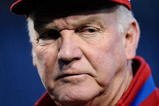 PHILADELPHIA - OCTOBER 31:  Manager Charlie Manuel of the Philadelphia Phillies looks on during batting practice before playing against the New York Yankeesin Game Three of the 2009 MLB World Series at Citizens Bank Park on October 31, 2009 in Philadelphia, Pennsylvania.  (Photo by Jeff Zelevansky/Getty Images)