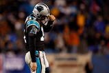 CHARLOTTE, NC - JANUARY 10:  Jake Delhomme #17 of the Carolina Panthers reacts at the end of the fourth quarter during the game against the Arizona Cardinals during the NFC Divisional Playoff Game on January 10, 2009 at Bank of America Stadium in Charlotte, North Carolina.  (Photo by Streeter Lecka/Getty Images)