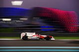ABU DHABI, UNITED ARAB EMIRATES - NOVEMBER 01:  Kamui Kobayashi of Japan and Toyota drives during the Abu Dhabi Formula One Grand Prix at the Yas Marina Circuit on November 1, 2009 in Abu Dhabi, United Arab Emirates.  (Photo by Clive Mason/Getty Images)