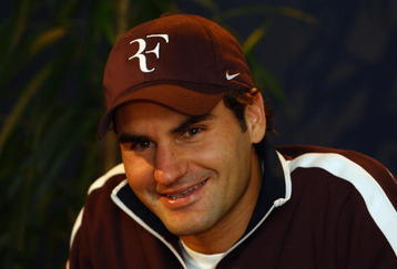 BASEL, SWITZERLAND - NOVEMBER 01:  Roger Federer of Switzerland talks to the media during previews for the Davidoff Swiss Indoors Tennis at St Jakobshalle on November 1, 2009 in Basel, Switzerland.  (Photo by Julian Finney/Getty Images)
