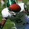 CHAMPAIGN, IL - OCTOBER 10: Mark Dell #2 of the Michigan State Spartans misses catching the ball against the Illinois Fighting Illini on October 10, 2009 at Memorial Stadium at the University of Illinois in Champaign, Illinois. Michigan State defeated Illinois 24-14. (Photo by Jonathan Daniel/Getty Images)