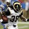 DETROIT , MI - NOVEMBER 01: Steven Jackson #39 of the St. Louis Rams runs for a game winning fourth quarter touchdown while playing the Detroit Lions on November 1, 2009 at Ford Field in Detroit, Michigan. St. Louis won the game 17-10. (Photo by Gregory Shamus/Getty Images)
