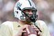 MEMPHIS, TN - DECEMBER 29: Kyle Israel #7 of the UCF Knights warms up before the game against the Mississippi State Bulldogs on December 29, 2007 at the Liberty Bowl Memorial Stadium in Memphis, Tennessee. The Bulldogs beat the Knights 10-3. (Photo by Joe Murphy/Getty Images)
