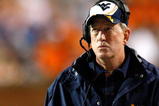 AUBURN, AL - SEPTEMBER 19:  Head coach Bill Stewart of the West Virginia Mountaineers against the Auburn Tigers at Jordan-Hare Stadium on September 19, 2009 in Auburn, Alabama.  (Photo by Kevin C. Cox/Getty Images)