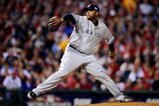 PHILADELPHIA - NOVEMBER 01:  Starting pitcher C.C. Sabathia #52 of the New York Yankees throws a pitch against the Philadelphia Phillies in Game Four of the 2009 MLB World Series at Citizens Bank Park on November 1, 2009 in Philadelphia, Pennsylvania.  (Photo by Jeff Zelevansky/Getty Images)