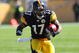 PITTSBURGH - OCTOBER 25:  Mike Wallace #17 of the Pittsburgh Steelers runs with the ball for yardage during the NFL game against the Minnesota Vikings at Heinz Field on October 25, 2009 in Pittsburgh, Pennsylvania. The Steelers defeated the Vikings 27-17. (Photo by Rick Stewart/Getty Images)