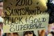 MIAMI - OCTOBER 25:  A Saints' fan shows her support as the New Orleans Saints take on the Miami Dolphins at Land Shark Stadium on October 25, 2009 in Miami, Florida. The Saints defeated the Dolphins 46-34.  (Photo by Doug Benc/Getty Images)