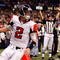 NEW ORLEANS - DECEMBER 07: Quarterback Matt Ryan #2 of the Atlanta Falcons scores a touchdown against the New Orleans Saints on December 7, 2008 at the Superdome in New Orleans, Louisiana. The Saints defeated the Falcons 29-25. (Photo by Chris Graythen/Getty Images)