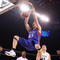 INDIANAPOLIS - MARCH 27: Cole Aldrich #45 of the Kansas Jayhawks dunks against the Michigan State Spartans during the third round of the NCAA Division I Men's Basketball Tournament at the Lucas Oil Stadium on March 27, 2009 in Indianapolis, Indiana. (Photo by Andy Lyons/Getty Images)