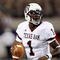 ARLINGTON, TX - OCTOBER 03:  Quarterback Jerrod Johnson #1 of the Texas A&M Aggies drops back to pass against the Arkansas Razorbacks at Cowboys Stadium on October 3, 2009 in Arlington, Texas.  (Photo by Ronald Martinez/Getty Images)